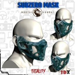 ماسک Mortal Kombat SubZero - مورتال کامبت ساب‌زیرو – تصویر 7