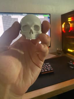 فیگور مانیتوری مدل جمجمه Skull | اکسسوری دارک و خفن میز گیمینگ – تصویر 8