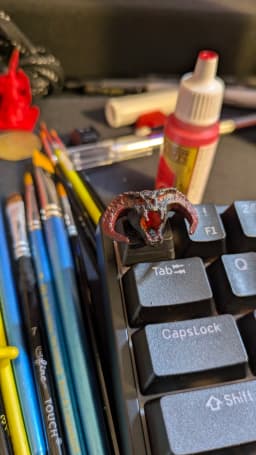 کلید کیبورد گیمینگ طرح بالروگ (Balrog) - کی‌کپ ارباب حلقه‌ها – تصویر 2