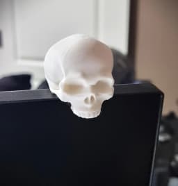 فیگور مانیتوری مدل جمجمه Skull | اکسسوری دارک و خفن میز گیمینگ – تصویر 6