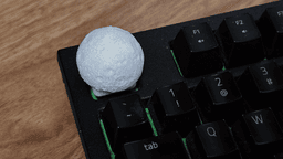 کلید کیبورد فانتزی/گیمینگ طرح کره ماه (Moon Keycap) - کی‌کپ طرح ماه سه بعدی – تصویر 3